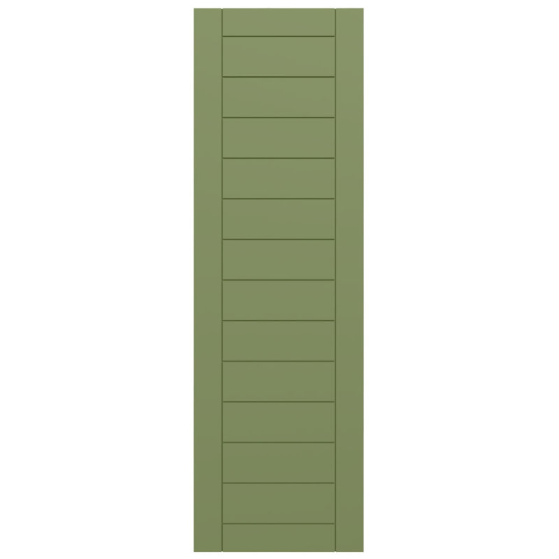 Volets de style moderne EnduraCore, L 18 po, Vert mousse, 44"H