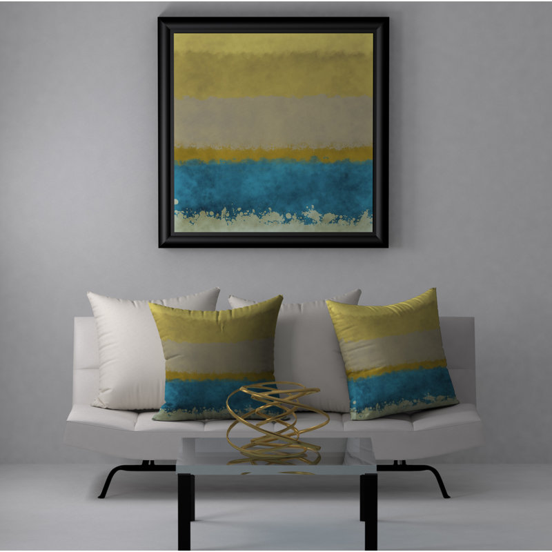 Housse de coussin décorative carrée/insert desire, 18 po x 18 po