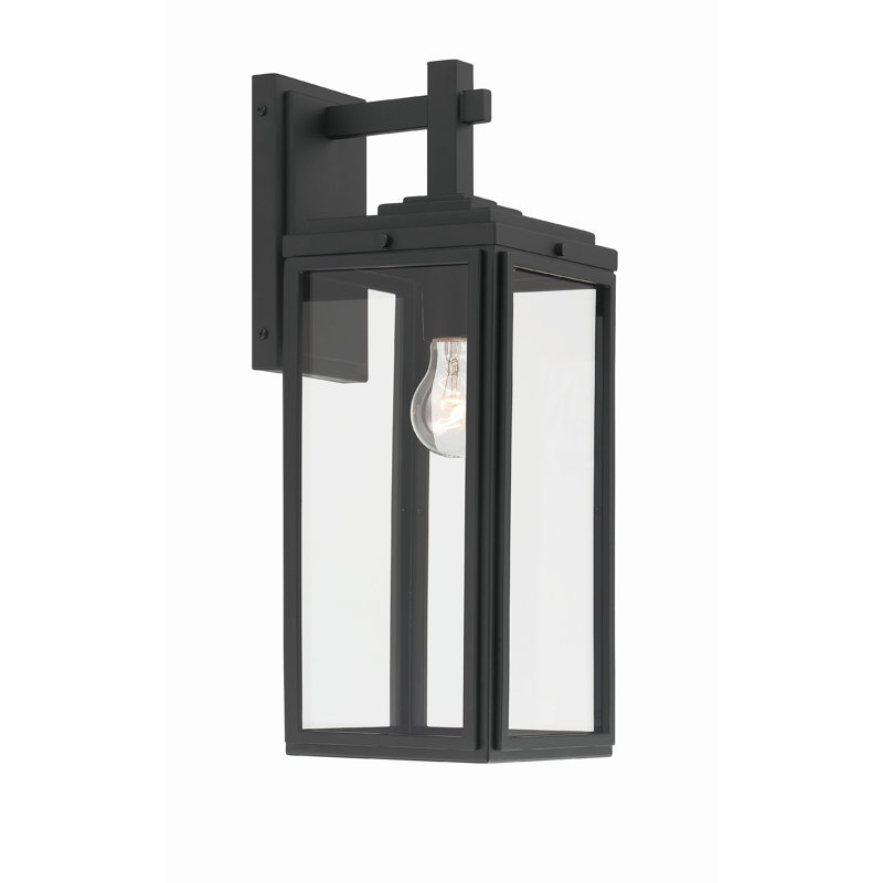 Applique murale en acier Kalio, H 17 po x l 6,5 po x P 7,75 po