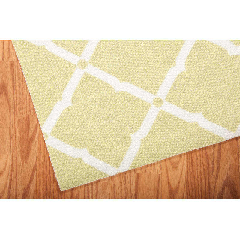 Tapis blanc moderne Dian, Rectangle 4 pi 3 po x 6 pi 3 po