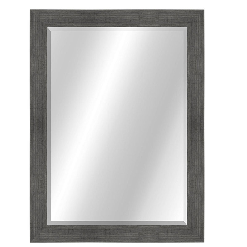 Wall Mirror, Gray, 46" x 36"