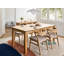 Extending Dining Table Light Ash Wood 180/280 cm 100 cm