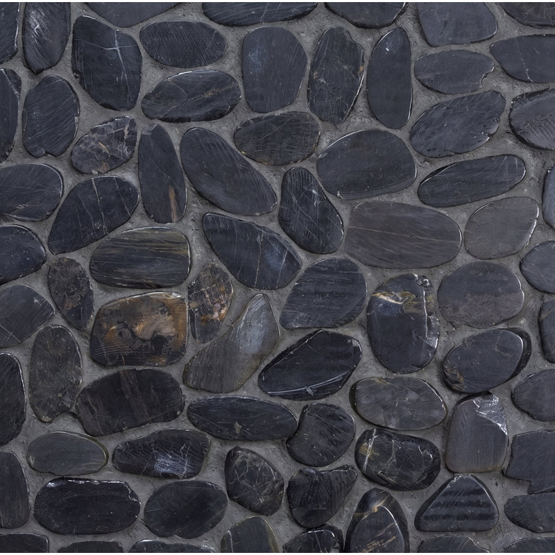 Mosaïque Pebble Vista Noir de Tahiti, Tahitian Black