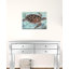 «Sea Turtles Collage 1», art mural encadré pour le salon, décoration murale par Stellar Design Studio