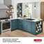 Évier de cuisine encastré en acier inoxydable noir Delta Rivet ™-81984627