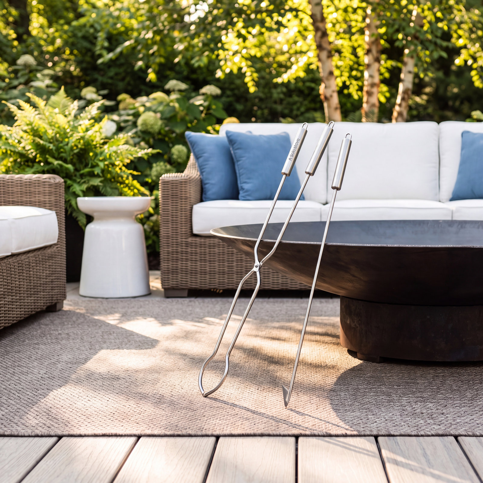 2-Piece Fire Pit Tool Set