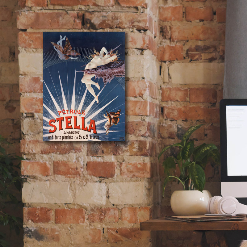 «Petrole Stella» par Gray, H 16 po x l 12 po x P 0,75 po
