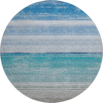 Premium Machine Washable Alijah AMF1252 Stripes Rug