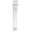 Support standard en PVC de qualité architecturale avec extrémités traditionnelles l 3 po x P 20 po x H 26 po-33859585