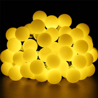 String Ball Lights 192'' Solar Powered LED String Lights String Light