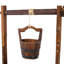 Rustic Wooden Wishing Well Planter Outdoor Home Décor For Patio