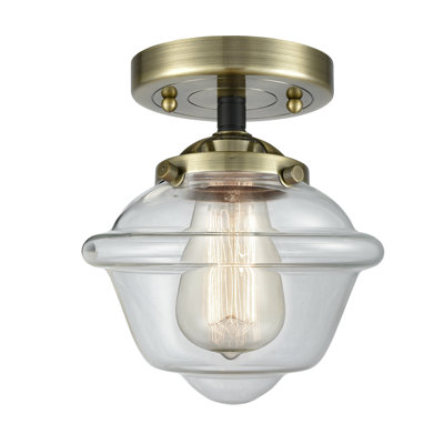 Plafonnier semi-encastré 1 lumière 7,5 po Baptiste