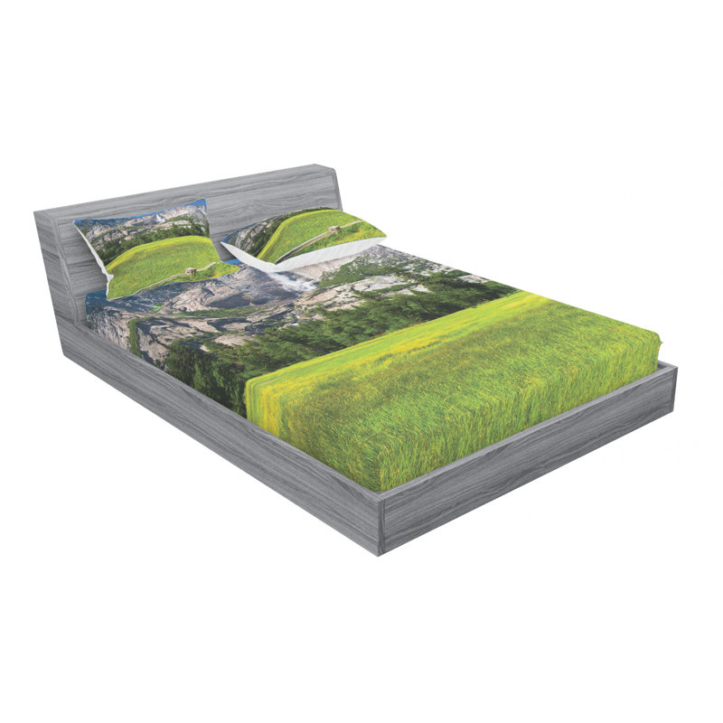 Microfiber Sheet Set, Full Sheet Set with Fitted Sheet