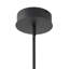 6000K Daylight 40W Dimmable LED Linear Pendant Light, Black Iron Aluminum Modern Chandelier with ETL Certified
