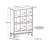 Harper 42"W Solid Hardwood 9 Cube Mid-Century Modern Bookcase with 3 Drawers-921754433