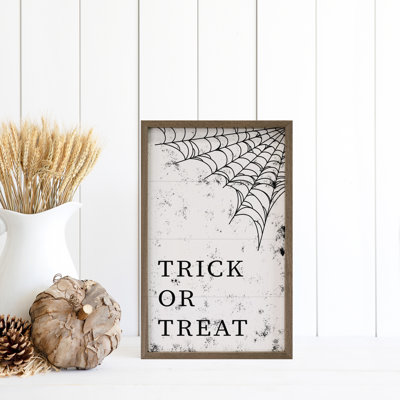 Toile «Trick Or Friate», blanc