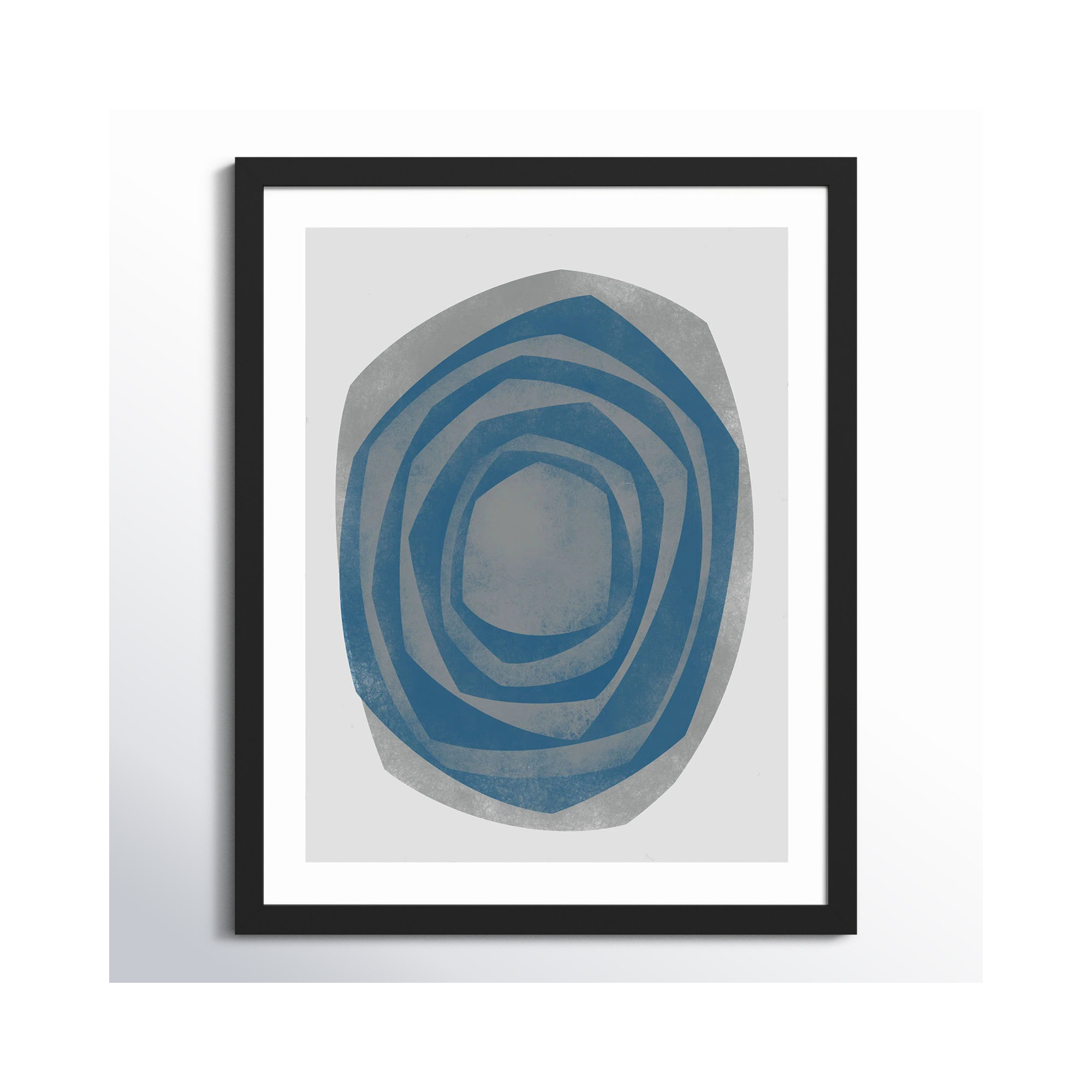 Vertigo 3 by Jacques Pilon, 38" H x 30" W x 1.25" D, Black