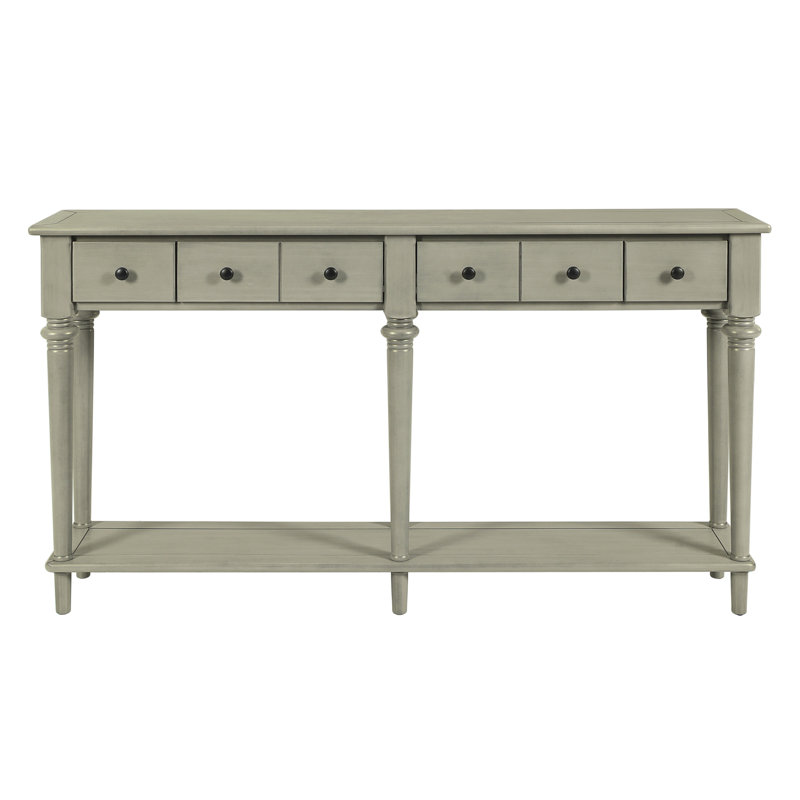 Entryway Table With 4 Drawers