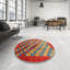 Tapis rouge/bleu/jaune contemporain-1675529322