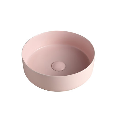AGUA CANADA Frido Ceramic Circular Vessel Bathroom Sink