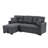 Modular Sleeper Sectional Sofa With Storage