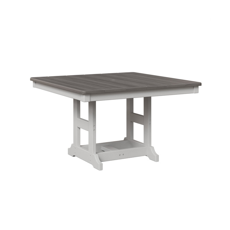 Table carrée 33 po Berlin Kids Kids Comfo, Bois flottant gris