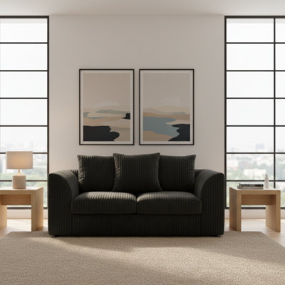 2 Seater Corduroy Sofa