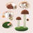 Mushroom Shaped Natural Sisal Cat Scratcher