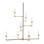 Brass 8 - Light Chandelier