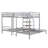 Metal Twin Over Twin & Twin Bunk Bed-1715767248