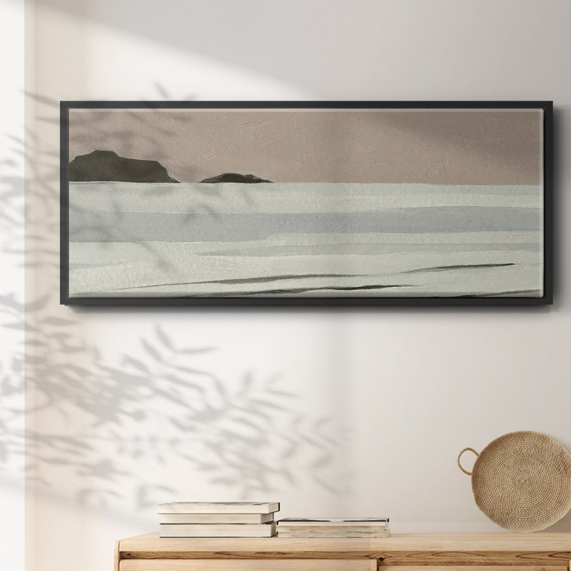 «Mute Tonal Horizon I», toile encadrée, H 8 po x l 20 po