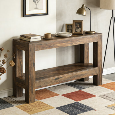 Farmhouse 2-Tier Entryway Sofa Table