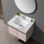 Dessus de meuble-lavabo en marbre, comptoir de salle de bain avec lavabo central encastré rectangulaire et dosseret de 4 po de hauteur, comptoir pré-percé, Carrare avec veines