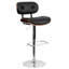 Tabouret de bar pivotant à hauteur ajustable Wooler-24417382