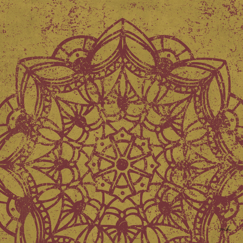 "Contemporary Lace IV Spice" par Moira Hershey, impression sur toile tendue, H 12 po x l 12 po, Non