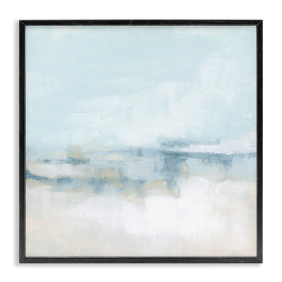 " Abstract Cloudy Landscape Blue Fog " by June Erica Vess
