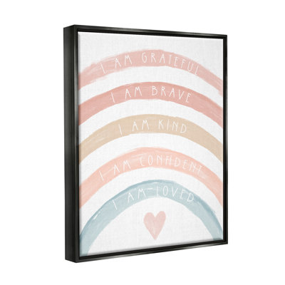 "Inspirational Confidence Rainbow" par Daphne Polselli - peinture sur toile