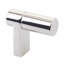 Emtek Select Cabinet Finger Pull 1-1/2in, Rectangular Stem & Knurled Pull, Satin Nickel-1696706937