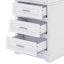 Grande armoire de rangement avec trois tiroirs et tablettes réglables-1310600284