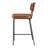 Wyett Upholstered Counter Stool with Metal Frame-690634930