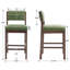 Tabouret de comptoir rembourré 26,5 po Tebbo avec structure en bois massif-1779202285-1779202286
