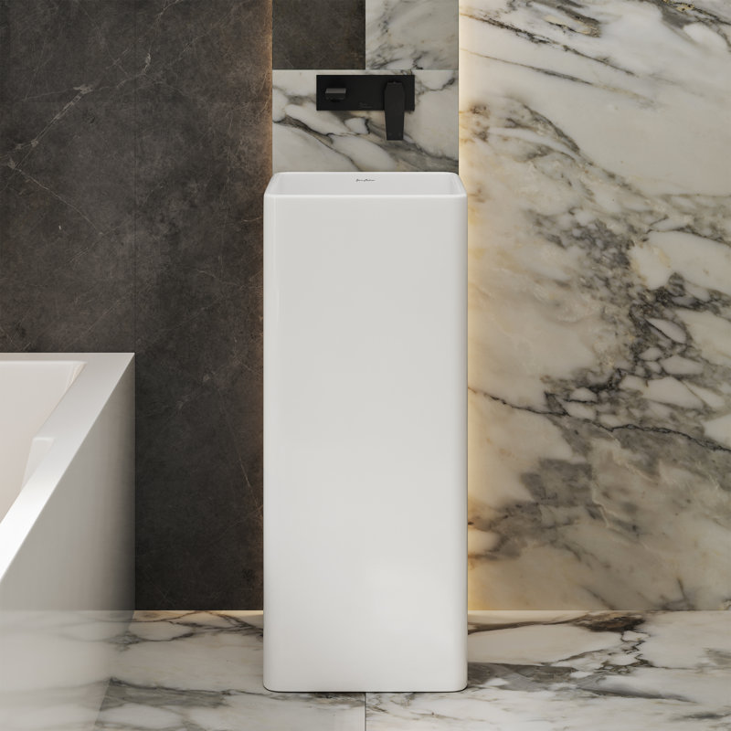 Lavabo sur pied une pièce Claire