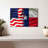 Borges US And Texas Flag-107719281