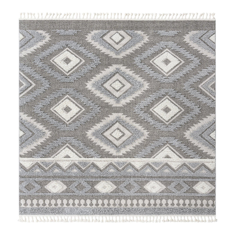 Jerris Geometric Indoor Rug, Rectangle 9' x 12'