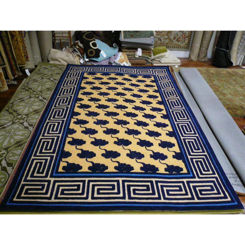 Layoune Newport Hand Hooked Cotton Pile Floral Rug, Rectangle 2'6" x 4'3"