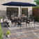 Bjartmar Rectangular 6 - Person 60'' Long Dining Set With Cushions And Umbrella