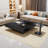 Italian light luxury square stone coffee table-125119960-106733734