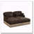Brown+2seat+2Ottomans