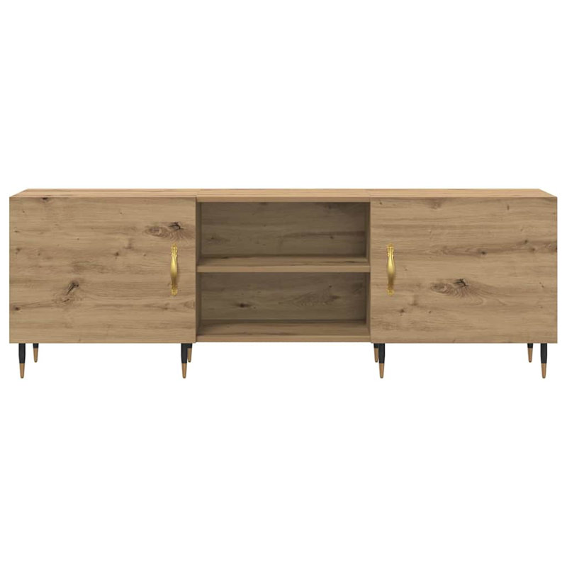 TV Cabinet 150 X 30 X 50 Cm Engineered Wood, Artisan Oak