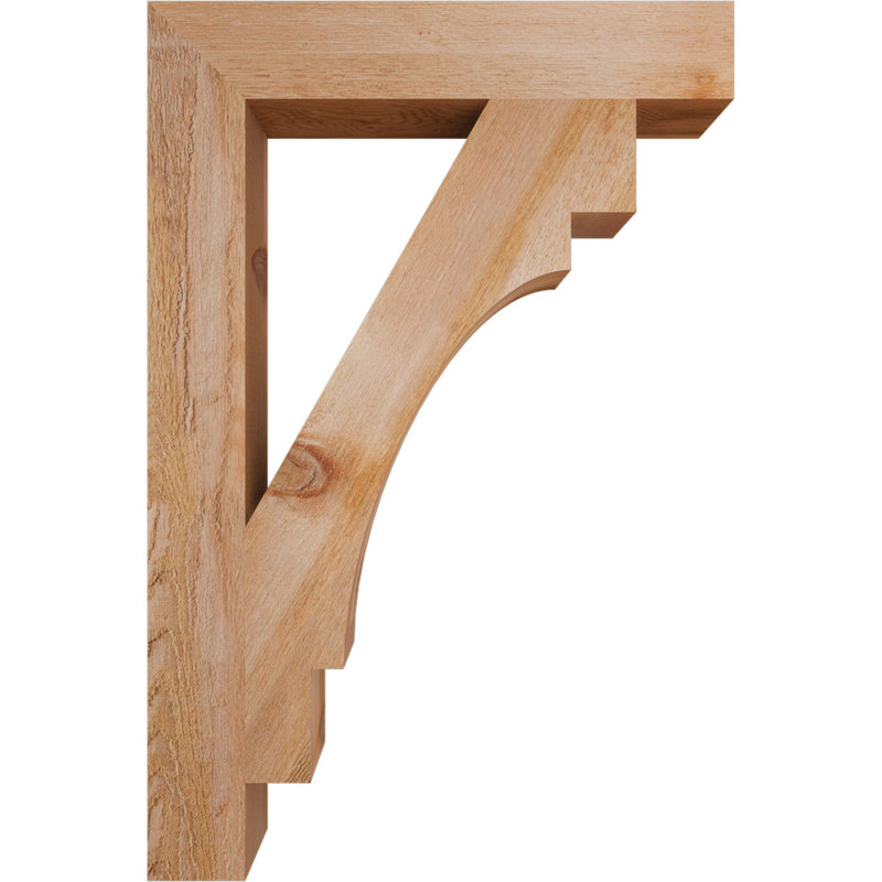 Support Merced Block, H 36 po x l 4 po x P 24 po, Cèdre rouge de l'Ouest (scié brut)